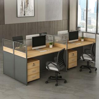 4-Way Modular Office Workstation