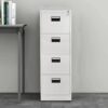 4-Drawer Metallic Filing Cabinet