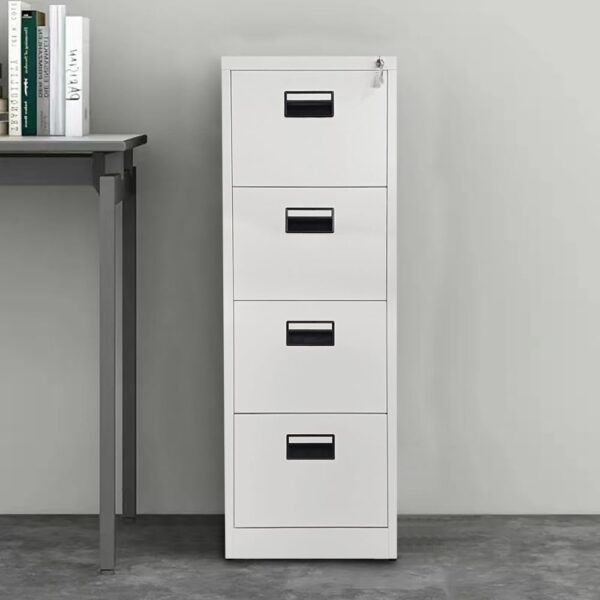 4-Drawer Metallic Filing Cabinet