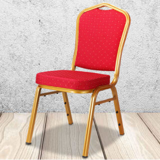 Classic Stackable Banquet Chair with a sleek design, stackable feature for easy storage, and durable construction, ideal for events and versatile settings.