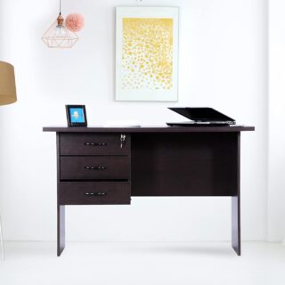 1.2 Meters Home Office Desk. Featuring a spacious surface, and drawers, it’s perfect for small spaces and stylish workspaces.