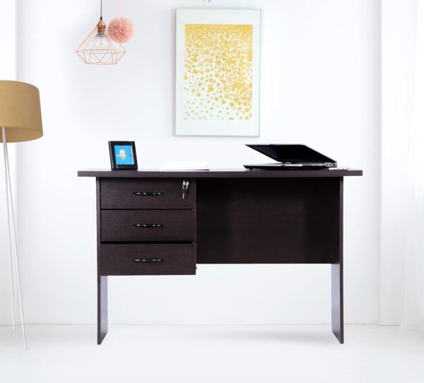 1.2 Meters Home Office Desk. Featuring a spacious surface, and drawers, it’s perfect for small spaces and stylish workspaces.