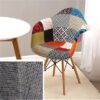 Multicolor Trendy Cushion Lounge Chair featuring vibrant, multicolored cushions and a modern design, perfect for adding style and comfort to lounges and casual spaces.