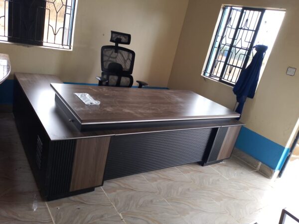 2.4m Modern Designed Executive L Shaped Table in a professional office