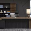2.4m Modern Designed Executive L Shaped Table in a professional office