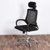 Headrest Mesh Office Chair with breathable backrest, adjustable headrest, and ergonomic features.