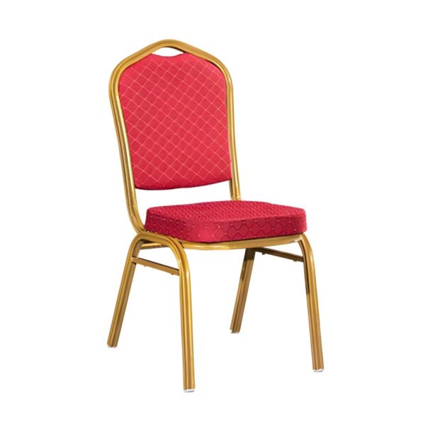 conference chair, banquet chair, stackable chair, hotel seating, event chair, red banquet chair, padded conference chair, durable stackable chair, professional event seating, banquet furniture