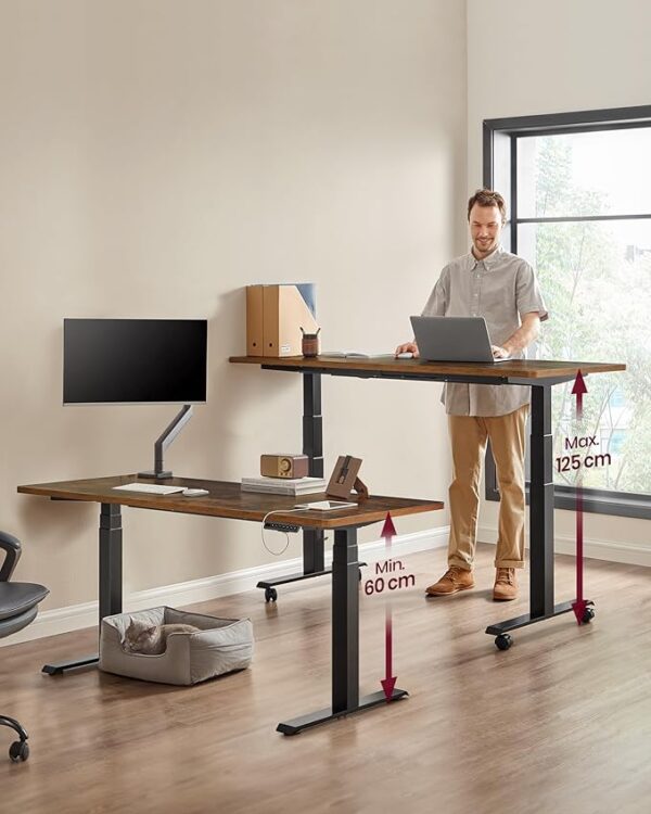 1.2m Adjustable Height Electric Desk - Image 3