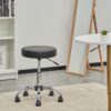 Ergonomic Hydraulic Rolling Swivel Stool Chair with padded seat, height adjustment, and 360-degree swivel for comfortable and flexible seating.
