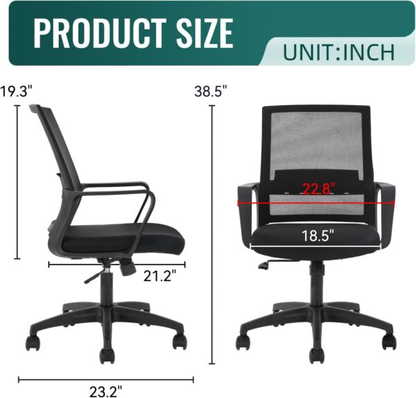 ergonomic chair, office chair, mesh chair, desk chair, swivel chair, home office chair, adjustable office chair, ergonomic office furniture