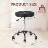 Ergonomic Hydraulic Rolling Swivel Stool Chair with padded seat, height adjustment, and 360-degree swivel for comfortable and flexible seating.