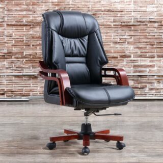 Boss Office Leather Chair with premium leather and modern design for executive comfort.