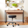 Ergonomic Hydraulic Rolling Swivel Stool Chair with padded seat, height adjustment, and 360-degree swivel for comfortable and flexible seating.