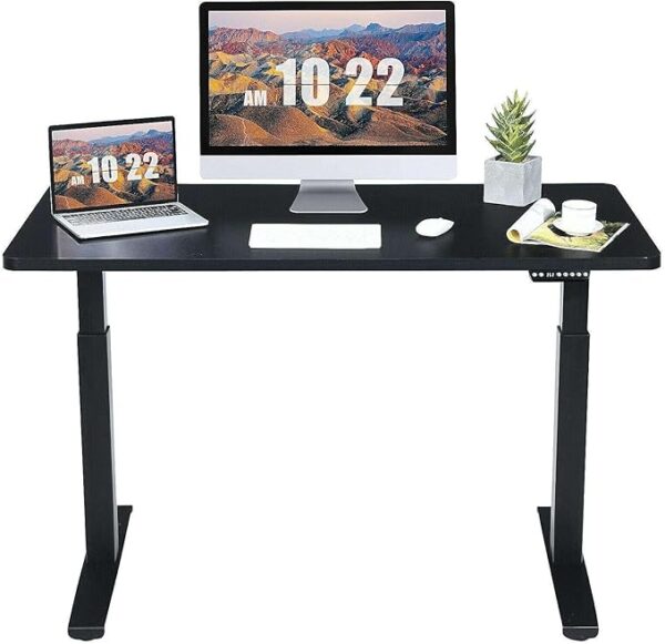 Electric Standing Desk with smooth electric lift and adjustable height feature, designed for modern workspaces.