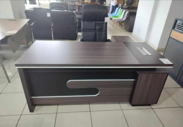 Executive L-Shaped Office Desk with storage drawers and a spacious workstation layout.